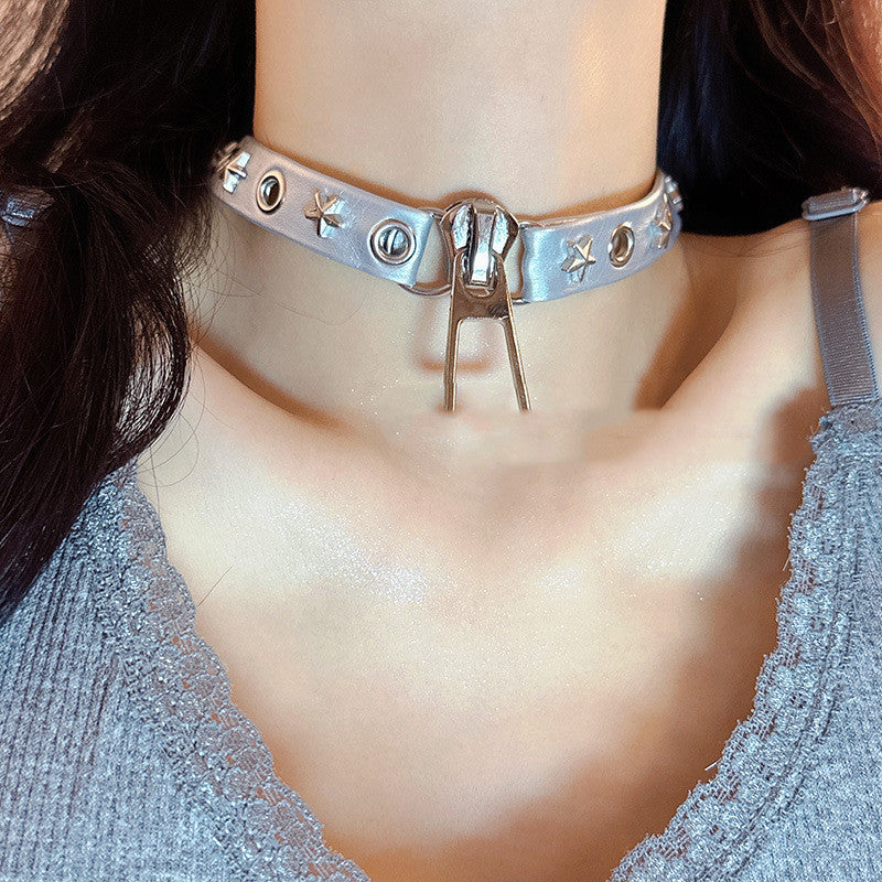 Light Luxury Minority Leather Chain Necklace