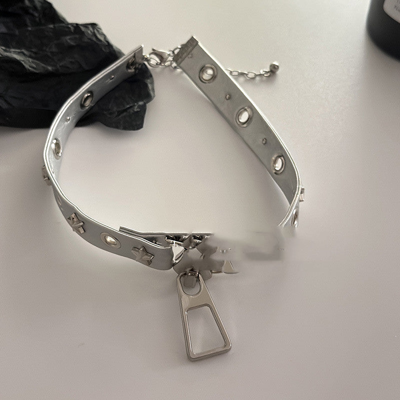 Light Luxury Minority Leather Chain Necklace