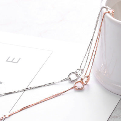 Light luxury double ring ring chain